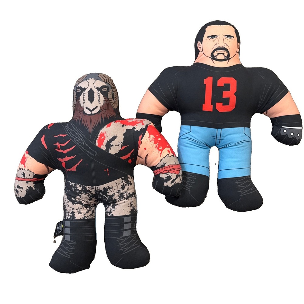 Lot Of 2 KILL HER GOATS KANE HODDER GOATFACE PILLOW BUDDY PLUSH Horror Movie
